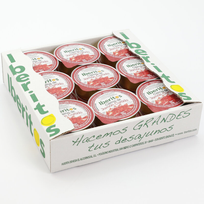 IBERITOS-Bandeja18x23g 'S Soep Crème Ham Curing-Herkomst Spanje