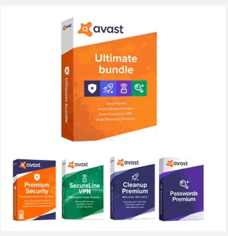 Avast Opruimen (Ultimatex + Secureline Vpn + Antitrack)✅1Pc✅1 Sleutel✅1 Jaar✅100% Werken