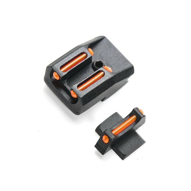 Fiber Optic 3 Dot Aluminum Alloy Sights Front and Rear Red Green Orange Low Mount Dot For Taurus Ts9 9mm Caliber