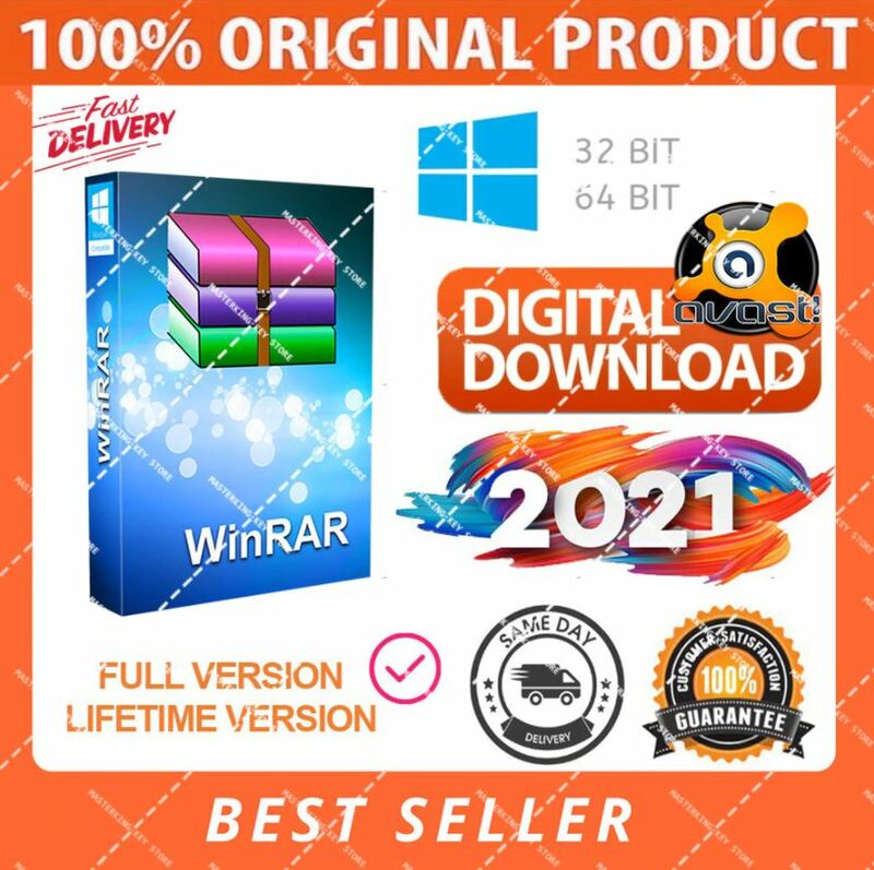 Winrar 6 Pro Officiële Voor Win 64/32Bits 2021