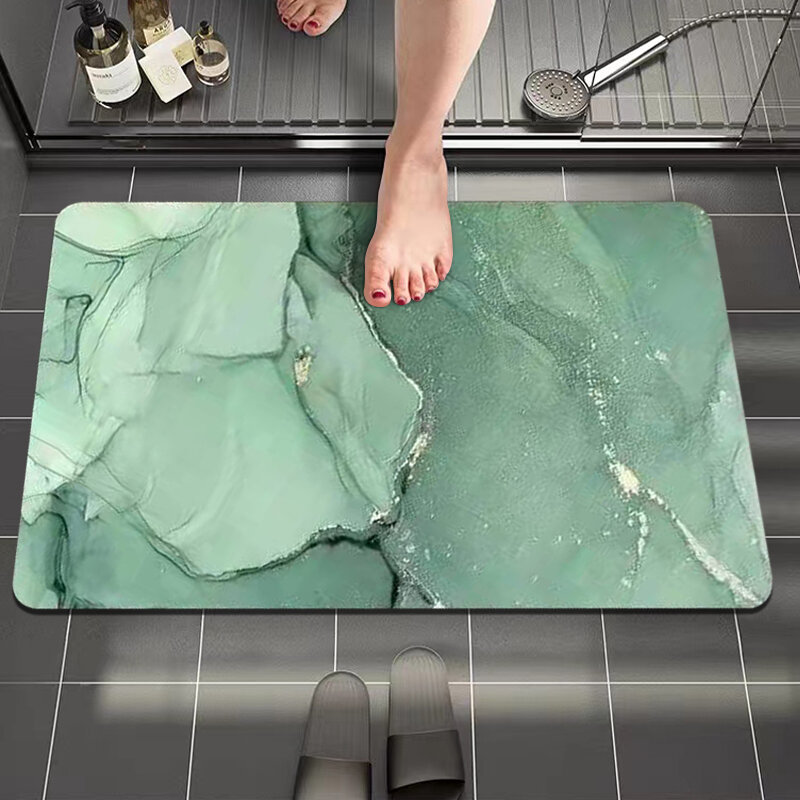 Super Absorbent Floor Mat Moisture Retention Keep Warm Comfortable Non-Slip Floor Mats