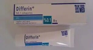 Differin adapalen Gel 0.1% leczenie trądziku, 30g / 1oz, Retinoid siłowy