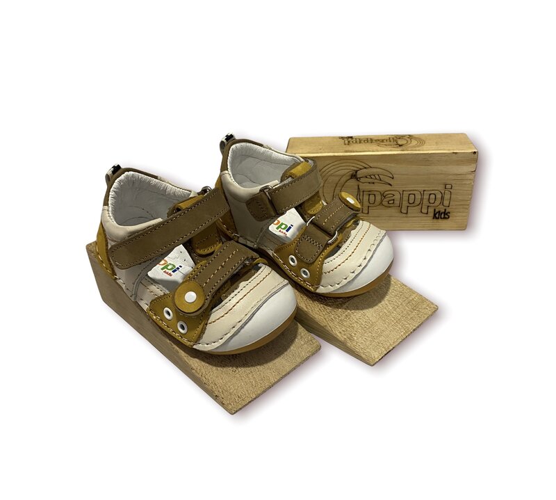 Pappikids-zapatos ortopédicos de cuero para niño, modelo (0134)