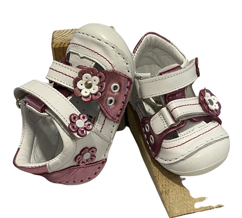 Papikids Model(0102) dziewczyny pierwszy krok ortopedyczne skórzane buty