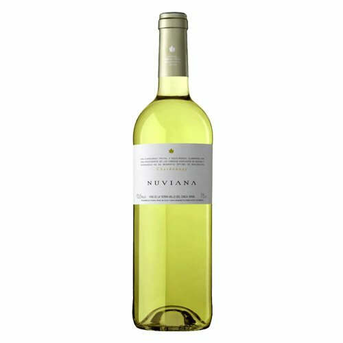 ไวน์สีขาวNuviana Chardonnay 2017-Valley Cinca-6 Botellas-0,75L,ฟรีจากสเปน,ไวน์ขาว