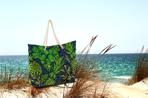 Belnido home bolsa de playa con estampado digital CN4001