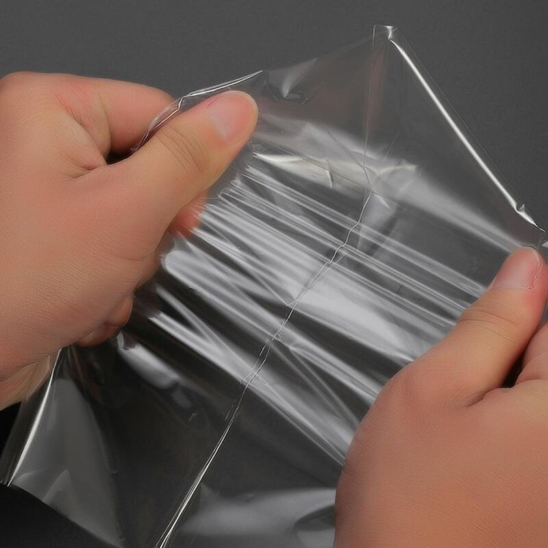 Novo 100 pçs transparente auto adesivo selo sacos opp plástico sacos de celofane presentes saco de doces & bolsa de jóias sacos de embalagem
