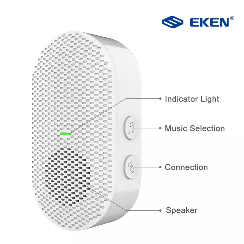 Беспроводной дверной звонок для EKEN V7 V6 V5, приемник Ding Dong, Wi-Fi, камера дверного звонка с низким энергопотреблением, домашний звонок