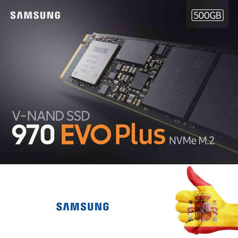 SSD SAMSUNG 970 EVO PLUS 500 go dur (MZ-V7S500BW) NVME-SSD, 500 go, M.2, NVMe, taille 2.5 ", Interface SATA 6 go dur/s