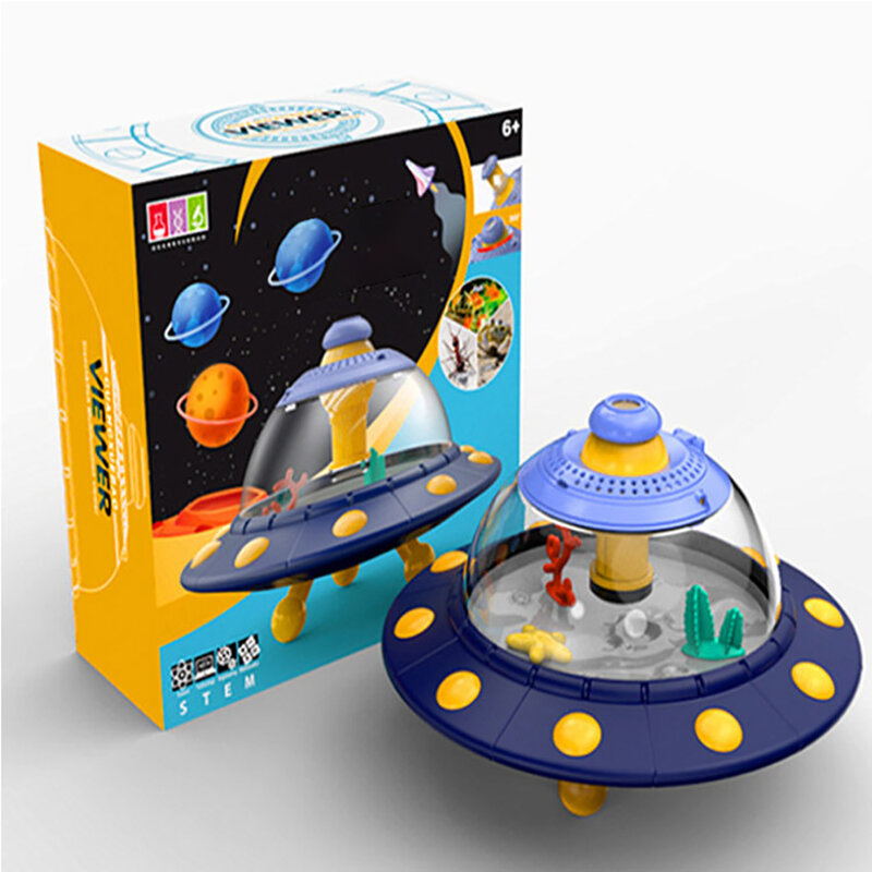 Zabawki naukowe dla dzieci biologia obserwacja UFO beczka Insectos Bug Catcher edukacyjne zabawki do wczesnej edukacji dla dzieci
