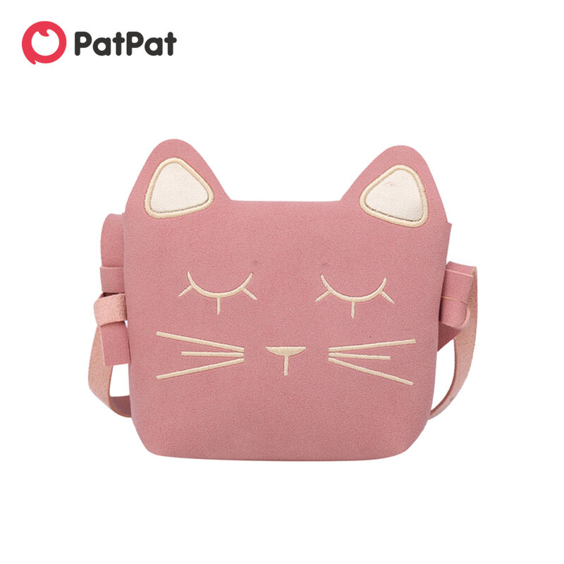 PatPat-Mini bolso de purpurina de colores, bolso de gato