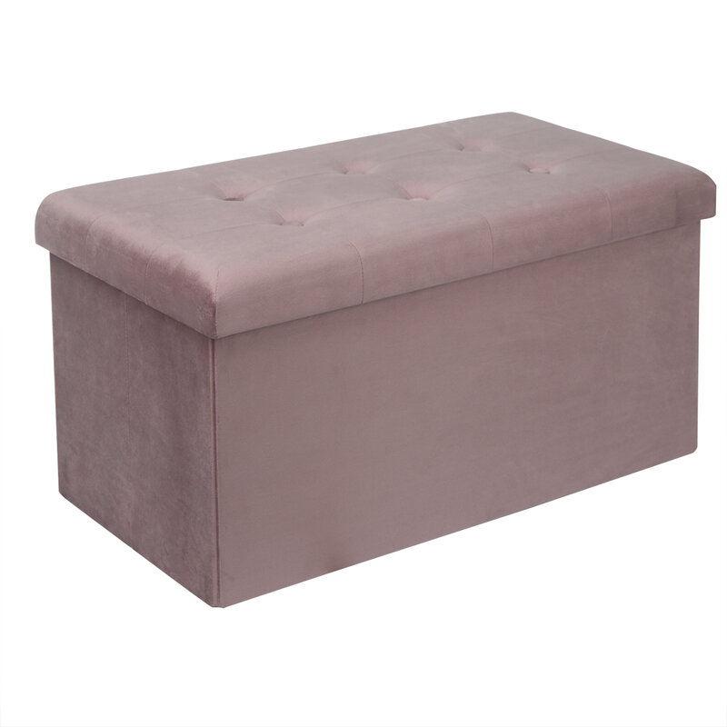 Функциональные хранения скамеечка для ног скамейка Ottoman складной грудной клетки хранения Куб красочный ящик для хранения с мягкой обивкой ...