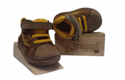 Pappikids รุ่น (H15) เด็ก First Step Orthopedic รองเท้าหนัง