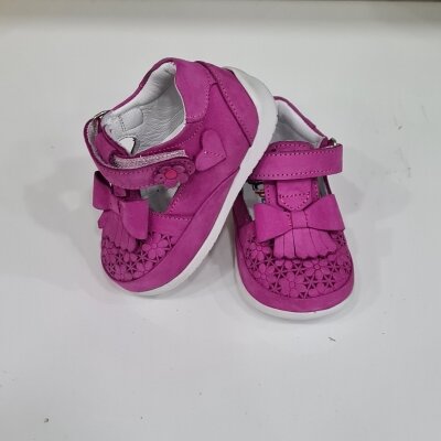 Pappikids modelo (022) meninas primeiro passo sapatos de couro ortopédico
