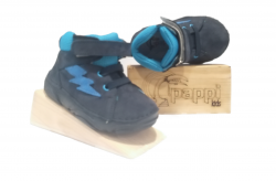 Pappikids نموذج (H15H) الصبي الخطوة الأولى أحذية من الجلد العظام