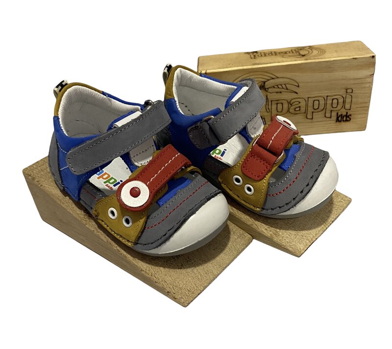 Pappikids – chaussures orthopédiques en cuir pour garçon, modèle 012, premier pas