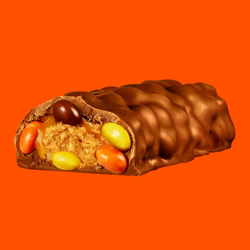 Reese's Эпатажный палец шоколадное арахисовое масло с карамелью и конфетти-закуски американские