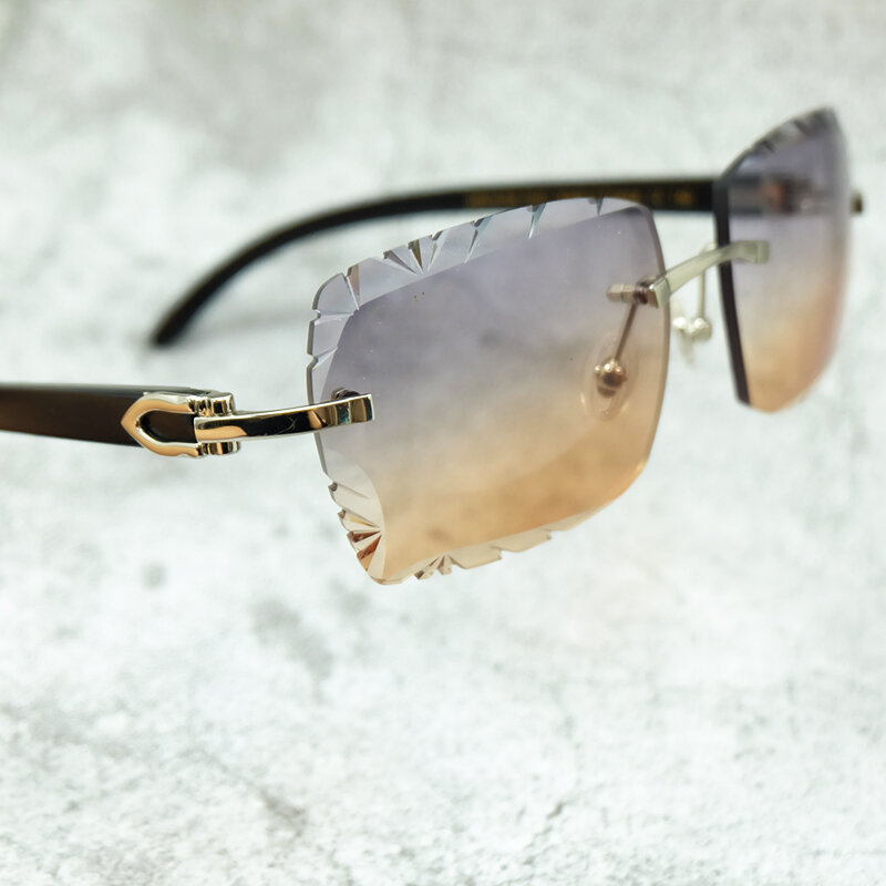 Kacamata Hitam Desainer Mewah Pria dan Wanita Carter Potongan Berlian Bergaya Kacamata Hitam Retro Kacamata Warna Klasik Gafas De Sol
